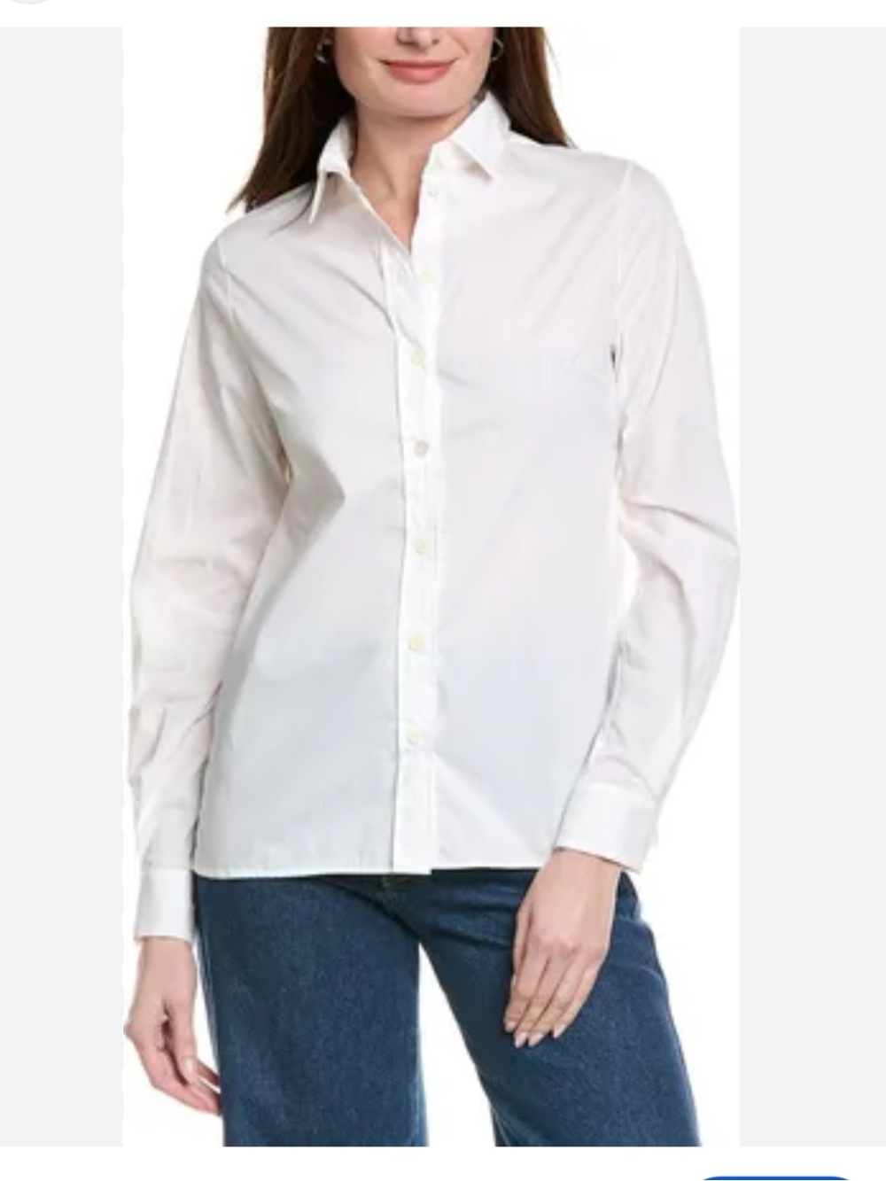 Eleventy 6 White Long-Sleeve Button Front shirt